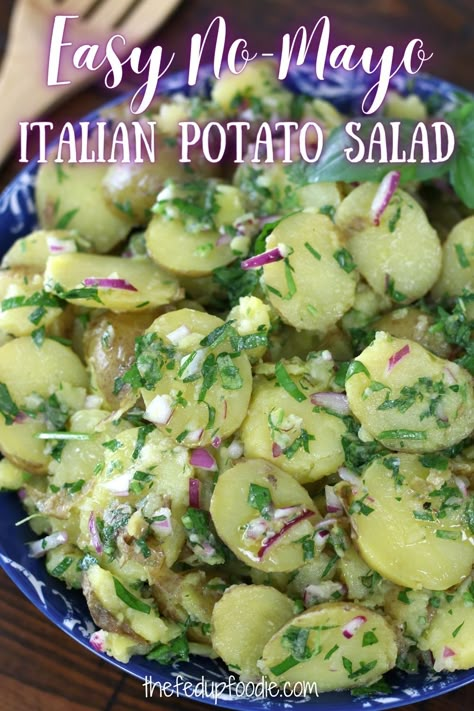 Marinated Potato Salad, Balsamic Potato Salad, Potato Dish For Bbq, Italian Style Potato Salad, Cold Potato Salad No Mayo, Types Of Potato Salad, Cold Potato Salad Recipes, Picnic Potatoes Side Dishes, Cold Potato Side Dishes