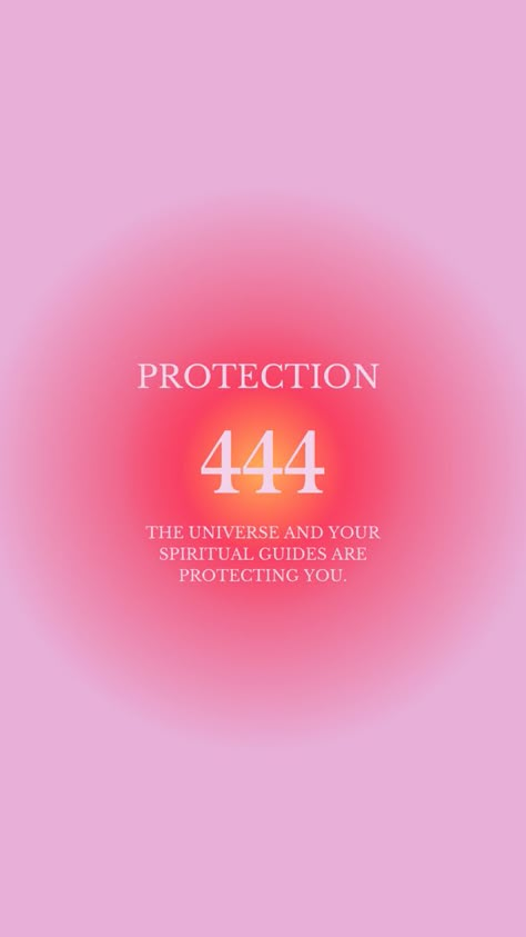 #444 #protection #wallpaper #pink #aura Aura Wallpaper With Text, Pretty Aura Wallpaper Ipad, Good Aura Quotes, Protection Wallpaper Iphone, Aura 222 Wallpaper, 444 Moodboard, Pink Orange Quotes, Aura 444 Wallpaper, Pink Angel Number Wallpaper