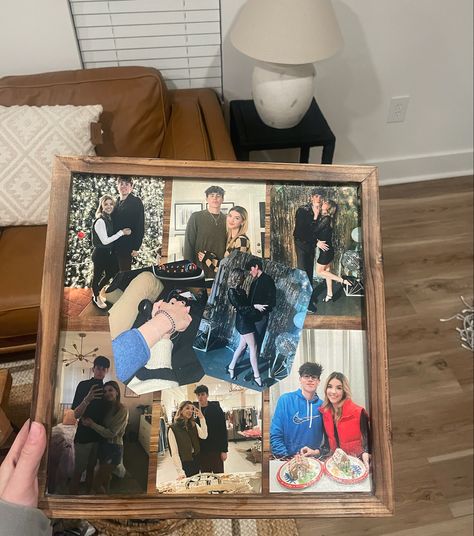 Cute Picture Ideas For Boyfriend Gift, Couple Photo Gift Ideas, Boyfriend Frame Ideas, Valentines Gift For Boyfriend Pictures, Frame Gift Ideas For Boyfriend, Picture Box For Boyfriend, Blue Collar Gift Ideas, Gifts For Blue Collar Boyfriend, Photo Frame Gift Ideas Boyfriend