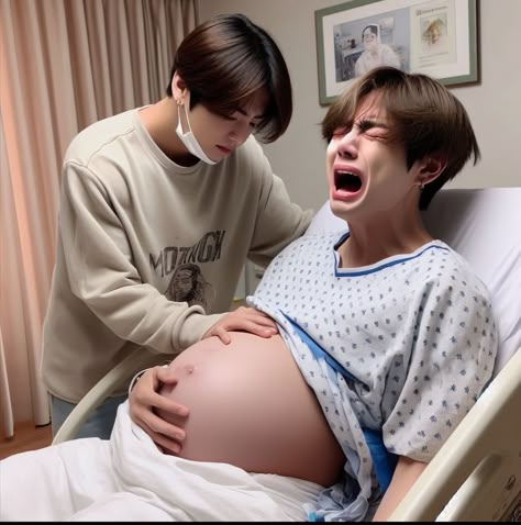 Pregnant Jungkook, Vminkook Cute Pics, Pregnant Man, Anime Pregnant, Bts Fanfiction, Phineas Y Ferb, Bunny Boy, Taehyung Abs, Bts And Exo