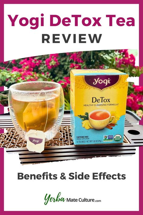 Teas For Detoxing, Detox Teas Flat Tummy, Detox Tea Cleanse Fat Burning, Yogi Detox Tea Benefits, Detox Tea Benefits, Detox Tea Cleanse, Tea Before Bed, Yoga Detox, Detox Tea Recipe