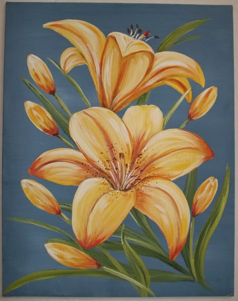 Christmas Canvas Painting, Canvas Painting Quotes, Lilies Drawing, Wine And Canvas, Quotes Pinterest, Lily Painting, Christmas Paintings On Canvas, Flower Art Drawing, Soyut Sanat Tabloları