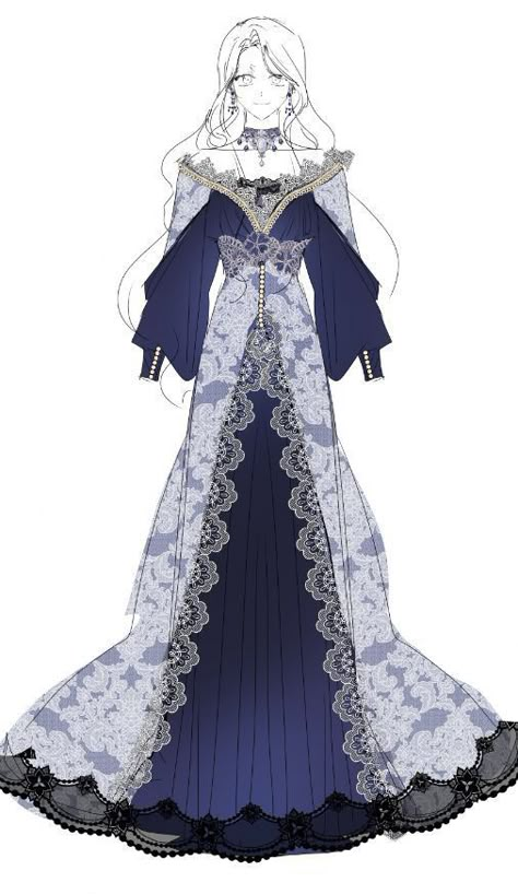 Remarried Empress, Fantasy Clothing, Anime Outfits, Dress Design, Fanfiction, Books Wattpad, Character Design, Wattpad, Long Sleeves