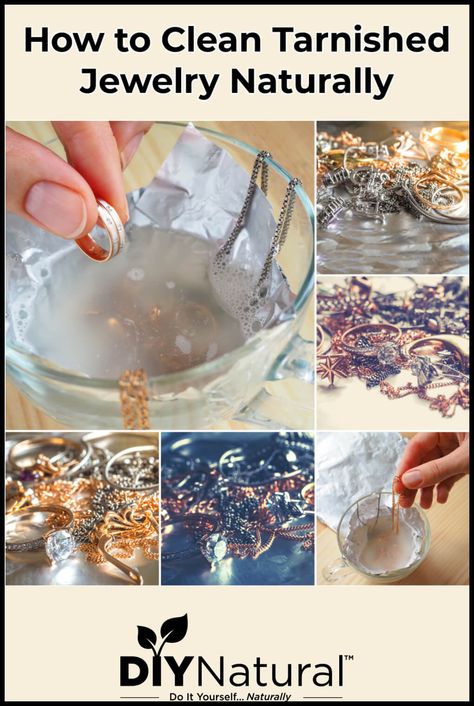 Cleaning Tarnished Costume Jewelry, Tarnished Jewelry Cleaning, How To Clean Custom Jewelry, Remove Tarnish From Silver Jewelry, Jewelry Cleaning Diy, How To Clean Silver Remove Tarnish Jewelry, How To Clean Jewelry At Home Metals, Remove Tarnish From Jewelry, How Can I Clean My Silver Jewelry