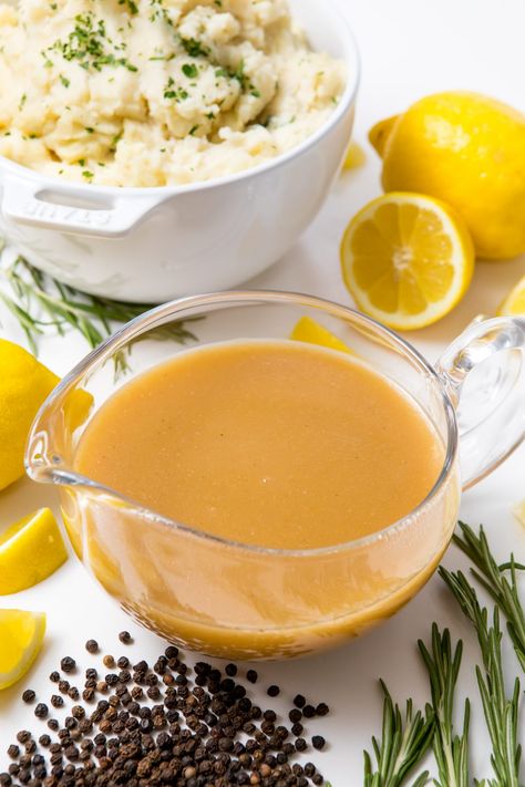 Citrus Turkey Gravy, Lemon Gravy, Turkey Gravey, Rosemary Gravy, Lemon Turkey, Gravy Turkey, Citrus Turkey, Rosemary Turkey, Thanksgiving Gravy