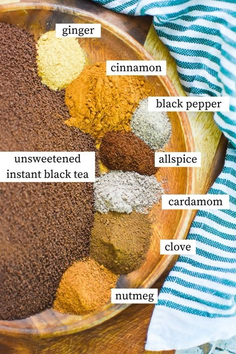 You can make coffeehouse-style chai lattes at home in just a few minutes with this easy chai powder recipe in your pantry. My authentic chai spice blend for tea makes for cozy mornings in no time at all. Learn how to make chai latte like a barista with this homemade chai tea recipe from Dash of Jazz #dashofjazzblog #chaitearecipe #chaiteabenefits #authenticchai #howtomakechai Homemade Chai Tea Recipe Spice Mixes, Chai Tea Blend Recipe, Chia Tea Concentrate Recipe, Chai Latte Powder Recipe, Home Made Chai Tea, Homemade Chai Spice Blend, Homemade Iced Chai Tea Latte, Homemade Chai Tea Mix Recipes, Home Made Tea Recipes