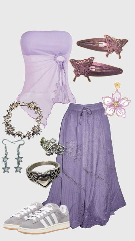 Fairy Core Outfits, Cat's Cradle, Purple Clothes, Vintage Inspired Wedding Dresses, Shimmery Dress, Mermaid Core, Gowns Dresses Elegant, European Summer Outfits, My Clothing Style