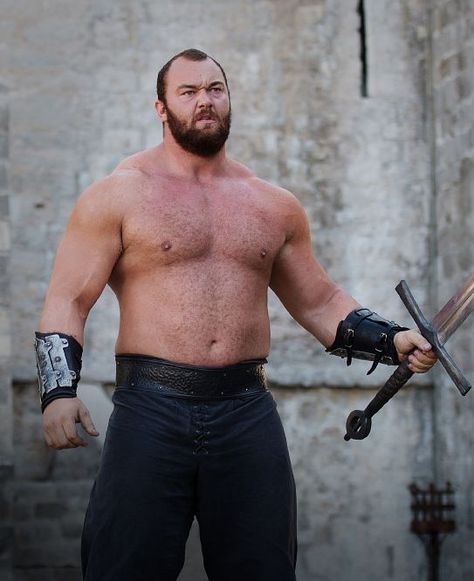 Gregor "The Mountain" Clegane | Game of Thrones Hafthor Bjornsson, World's Strongest Man, Game Of Thrones Tv, Male Anatomy, Beefy Men, Fire And Blood, Body Reference Poses, Bear Men, Chris Pratt