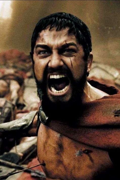 Leonidas Sparta, 300 Movie, Hero Quotes, Spartan Tattoo, Best Action Movies, William Wallace, Greek Warrior, Scottish Actors, Spartan Warrior