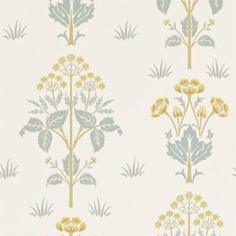 Mina favorittapeter Meadow Sweet, Slate Wallpaper, Tapete Gold, Morris Wallpapers, Arts Crafts Style, A Wallpaper, Powder Bath, Wallpaper Direct, Country Garden