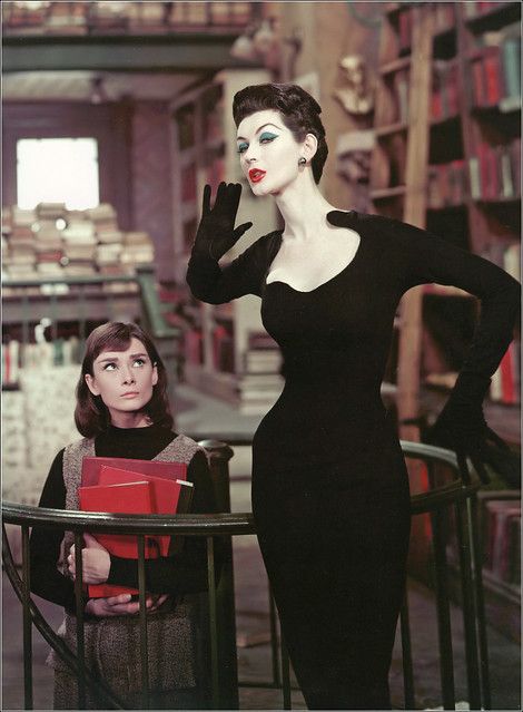 Funny Face 1957, Audrey Hepburn Funny Face, Audrey Hepburn Movies, Carmen Dell'orefice, Fashion Quotes Inspirational, Jean Shrimpton, Look Retro, Movie Fashion, Funny Face