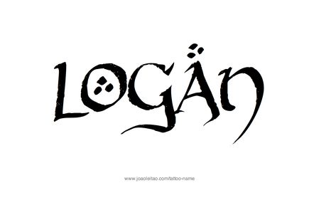 Logan Name Tattoo, Logan Name, Logan Tattoo, Names For Ocs, Wooden Spoon Crafts, Tattoo Design Name, Tattoo New, Tattoo Name, Spoon Crafts