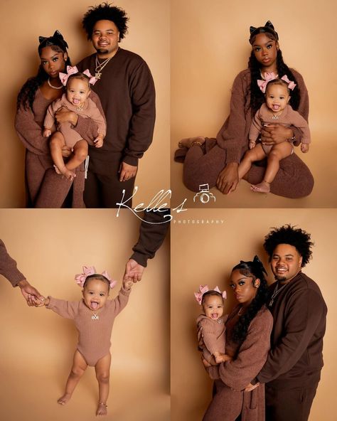 #family • Instagram Black Family Portrait Ideas Studio, All Black Photoshoot Ideas Family, Shades Of Brown Family Photoshoot, Black Family Of 3 Photoshoot, Family Of 3 Studio Poses, Family Photo Outfits Indoor Studio, Family Photoshoot Black People, Family Of 3 Photo Ideas Studio, Black Family Photoshoot Picture Ideas