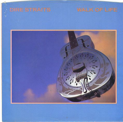 "Walk of Life" - Dire Straits Rock Album Cover, Money For Nothing, Rock Album Covers, Musica Disco, Classic Album Covers, Mark Knopfler, Dire Straits, Brothers In Arms, Iconic Album Covers