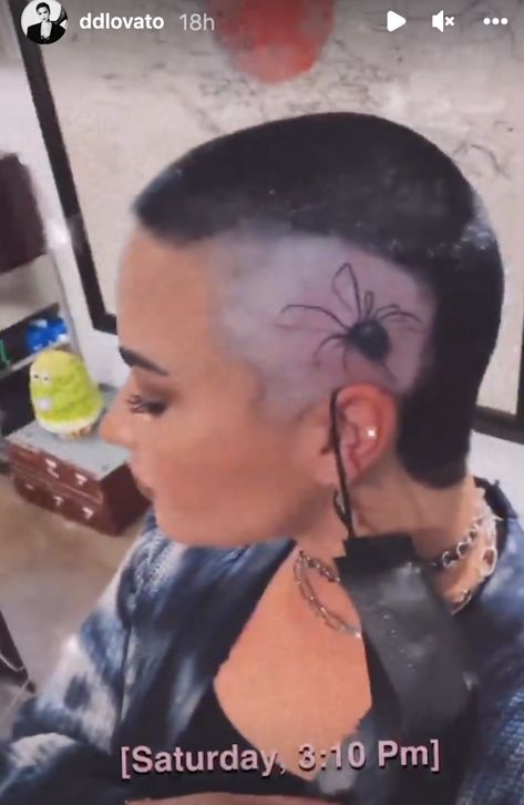 Native American Mythology, Dr Woo, Universe Tattoo, Spider Tattoo, Mixed Feelings, Head Tattoos, Shaved Head, Celebrity Tattoos, Musical Group