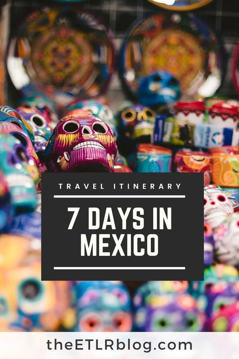 7 Epic Days in Mexico | Travel Itinerary and Guide Mexico City Itinerary 7 Days, Mexico Travel Itinerary, Vacation Destinations Couples, Mexico Travel Outfit, Vacation In Mexico, Mexico Itinerary, Latin America Travel, Mexico Photography, Ancient Pyramids