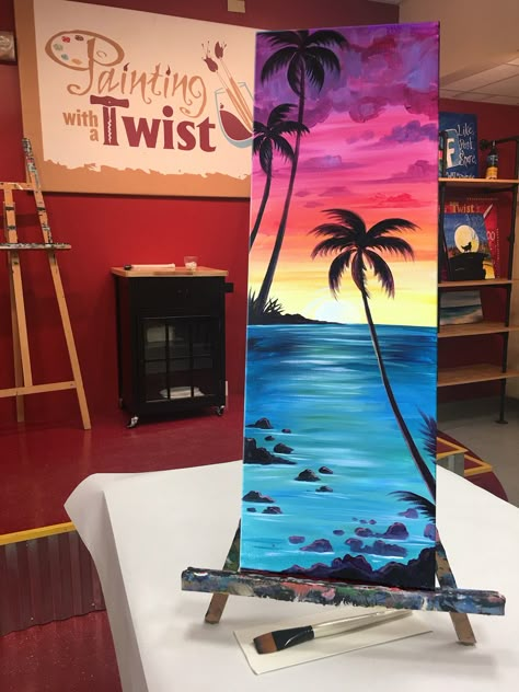 Here's the long and short of it: Our new 10x30 paintings look AMAZING!  #Stretchyourimagination  Find this event: https://pwat.art/2G2ZdYZ Ideas For Long Canvas, Things To Paint On A Long Canvas, Painting On Long Canvas Art Ideas, Acrylic Painting On Long Canvas, Esy Painting Ideas, Acrylic Painting Long Canvas, Paintings On Long Canvas, Painting Ideas Long Canvas, Painting Ideas On Long Canvas