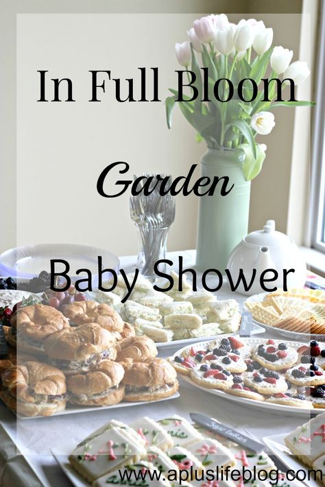 In Full Bloom Garden Baby Shower Theme - Showit Blog Bbq Inspiration, Garden Baby Shower Theme, Shower Garden, Girl Shower Themes, Baby Shower Party Themes, Opening A Bakery, Shower Tips, Outside Baby Showers, Garden Baby Showers