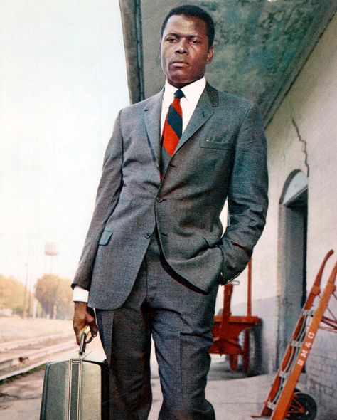 Sydney Poitier, Sack Suit, To Sir With Love, Sidney Poitier, Gena Rowlands, Don Pedro, Marcello Mastroianni, A Man In A Suit, Man In A Suit