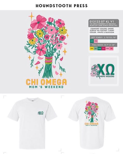 Sorority Moms Day Shirts, Moms Day Sorority Shirt, Moms Weekend Sorority Merch, Spring Shirt Ideas, Moms Day Sorority, Moms Weekend Sorority, Sorority Moms Day, Sorority Parents Weekend, Sorority Social Themes