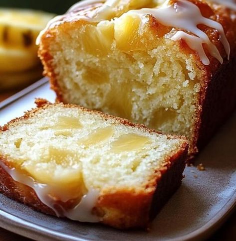 Blissful Pineapple Quick Bread for a Delightful Day - NewsBreak Pineapple Quick Bread Recipes, Pineapple Bread Recipe Easy, Flavoured Bread, Fruit Loaves, Pineapple Bread Recipe, Pineapple Quick Bread, Desert Bread, Cheese Enchilada Casserole, Pineapple Bread