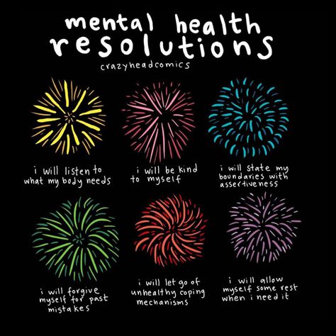 New Years Resolution Mental Health, Mental Health Resolutions, New Years Mental Health, New Year Mental Health, Systemic Therapy, Health Resolutions, New Years Resolution List, Youth Work, New Years Resolutions