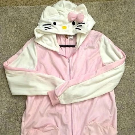 Just found this amazing item on AliExpress. Check it out! $13.39  30％ Off | Cute Cat Hooded Sweater Women's Clothing Girly Style Print Hooded Zip Up Y2K Retro Hooded Sweater Kawaii Clothes Sweatshirt Cute Hello Kitty Clothes, Matching Hello Kitty Outfits, Cute Hello Kitty Outfits, Pijama Da Hello Kitty, Onesie Ideas Women, Cute Onesies For Women, Hello Kitty Clothes Aesthetic, Matching Hello Kitty Pajamas, Hello Kitty Stuff To Buy