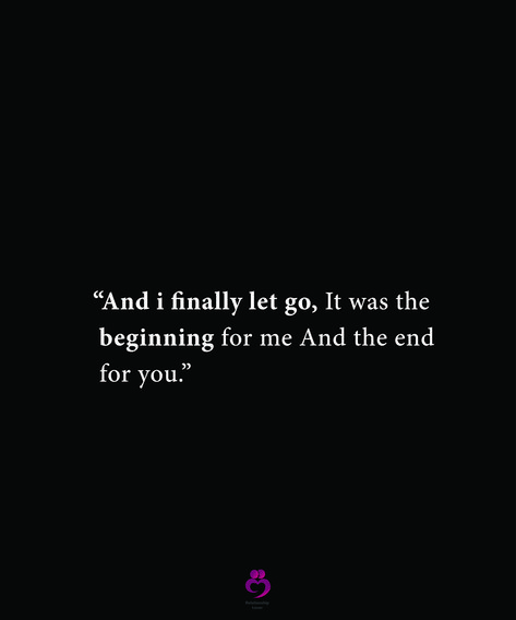 “And i finally let go, It was the beginning for me And the end for you.” #relationshipquotes #womenquotes I Finally Moved On Quotes, When You Finally Move On Quotes, And In The End All I Learned Was, Moving On Quotes Letting Go Relationships Feelings, Finally Moved On Quotes, I Finally Let Go Quotes, Leaving Quotes Goodbye Letting Go, Leaving Him Quotes Relationships, You Led Me On Quotes