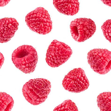 Premium Photo | Raspberry isolated on white background. seamless pattern Raspberry Photography, Raspberry Background, Homemade Raspberry Jam, Raspberry Cocktail, Healthy Oatmeal Breakfast, Raspberry Ice Cream, Fruit Fresh, Strawberry Summer, Photoshop Tutorial Photo Editing