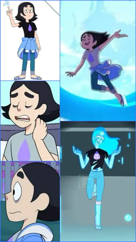 Steven Universe Fanart Steven And Connie, Steven Universe Grown Up, Cute Female Drawing Poses, Adult Steven Universe, Steven Universe Blue Diamond Au, Steven Universe Au Diamond Swap, Blue Steven Au, Diamond Steven Au, The Diamonds Steven Universe