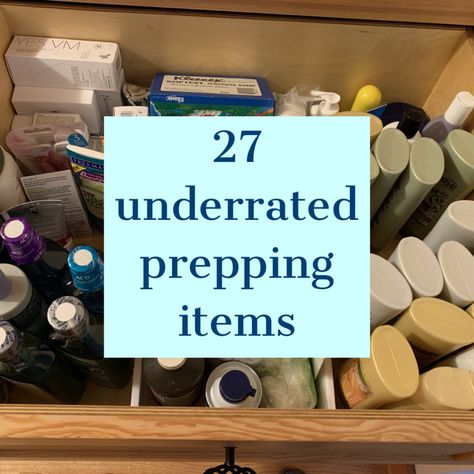 27 Underrated Prepping Items - Rogue Preparedness - how to get prepared for emergencies and disasters Prepper Items, Emergency Preparedness Items, Survival Prep, Preppers Pantry, Emergency Prepardness, Doomsday Prepping, Emergency Preparedness Kit, Emergency Preparation, Prepper Survival