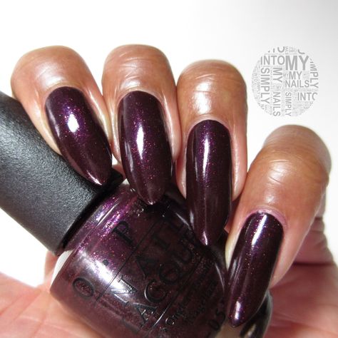 OPI Stir Fried Eggplant   This is a dupe for NOPI Smile For The Glam-era Plum Nails, Uk Nails, August Nails, Nail Blog, Manicures Designs, Opi Nails, Nail Designs Summer, Nail Art Diy, Purple Nails