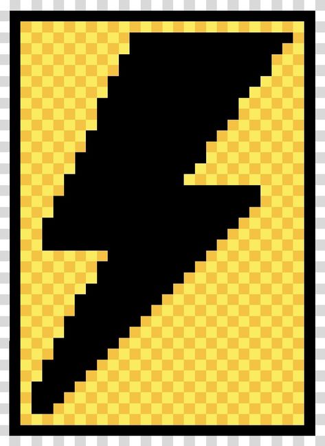 pixel pattern alpha pattern crochet pattern lightning bolt tapestry crochet pixel art yellow black Lightning Crochet Pattern, Crochet Lightning Bolt Pattern, Pixel Lightning, Alpha Pattern Crochet, Crochet Pixel Art, Black Pixel, Afghan Squares, Crochet Graphs, Graph Crochet