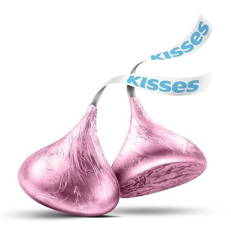 HERSHEYS Kisses Chocolate Candy #GiftIdeas #ThingsIDesire Pink Hershey Kisses, February Inspiration, Hersheys Kisses, American Sweets, Hershey Kisses Chocolate, King Cartoon, Kisses Candy, Hershey's Chocolate, Kids Umbrellas