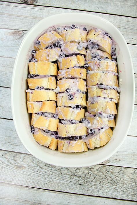 Heather Breakfast Ideas, No Bake Breakfast Ideas For A Crowd, Appetizer Toasts, The Salty Marshmallow, Salty Marshmallow, Blueberry French Toast Casserole, Marshmallow Recipe, French Toast Casserole Overnight, Breakfast For A Crowd