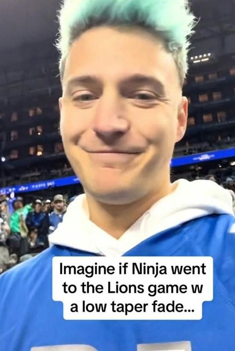 When you need a distraction, imagine Twitch streamers getting haircuts. Imagine If Ninja Got A Low Taper Fade, Ninja Low Taper Fade, Ninja Streamer, Cold Meme, Low Taper Fade Haircut, Low Taper Fade, Parody Videos, Fade Cut, Low Taper