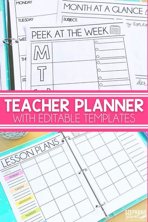 Free Teacher Lesson Planner, Special Education Lesson Plan Template, Teachers Planner Ideas, Free Teacher Digital Planner, Teacher Planning Organization, Weekly Teacher Planner Template, Teacher Planning Template, Free Teacher Planner Template, Teacher Lesson Planner Printable Free