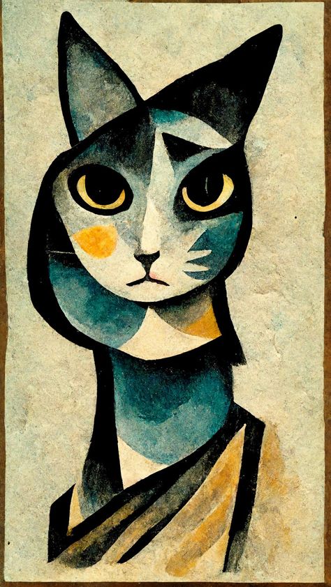 Picasso Cat, Picasso Style, Cat Bath, Diy Art Painting, Art Activities, Cat Art, Diy Art, Art Painting, My Art