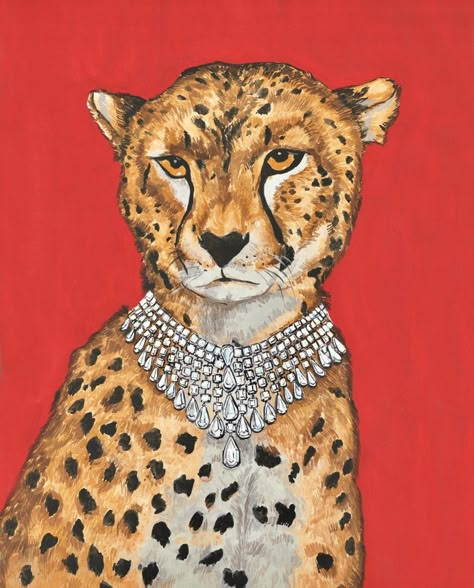 Cheetah Painting, Cheetah Art, Drawing Gouache, Palomo Spain, Little White Lies, Illustration Kunst, White Lies, Malone Souliers, Clive Christian