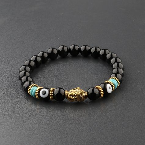 Buddha Bracelet Beads, Mens Bracelet Designs, Buddha Beads, Buddha Head, Bracelet Men, Chakra Bracelet, Mens Beaded Bracelets, Nature Bracelets, Bracelets And Charms