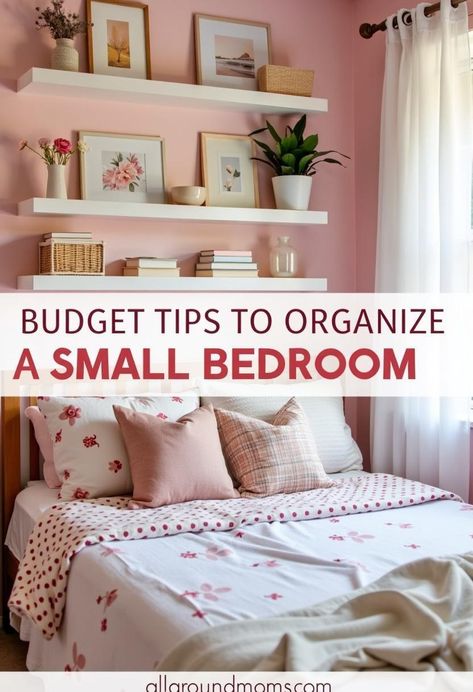 Organizing a small bedroom on a budget requires creativity and smart planning. By implementing cost-effective strategies, you can transform your limited space into a clutter-free, functional haven. From utilizing vertical space to repurposing everyday items, affordable solutions abound. Discover five budget-friendly tips that will revolutionize your compact bedroom and maximize every inch of available space. Storage For Girls Bedroom, Add Storage To Small Bedroom, How To Maximize Space In A Small Bedroom, Utilizing Small Spaces Bedroom, Organize Girls Bedroom, Utilizing Small Spaces, Shelves In Small Bedroom, Teen Girl Bedroom Storage Ideas, Shelf Storage Ideas Bedroom