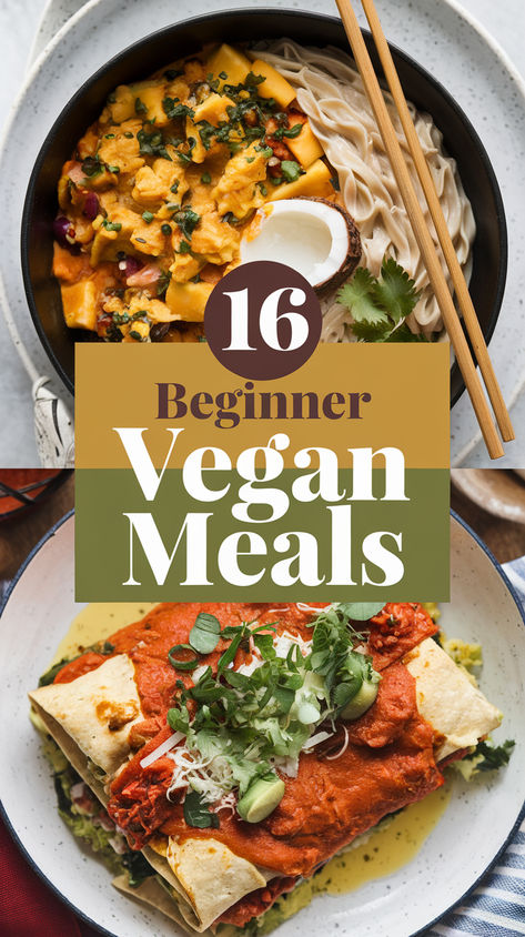 Start cooking plant-based meals with these vegan dinner recipes for beginners, designed to be approachable and delicious for new and seasoned vegans alike. Easy And Quick Vegan Meals, Healthy Plant Based Dinner Recipes, Best Plant Based Recipes, Low Acid Dinner Recipes, Dinner Ideas For Beginners, Vegan Meals For Beginners, Easy Vegan Dinner Ideas, Plantbased Dinner, Dinner Recipes For Beginners