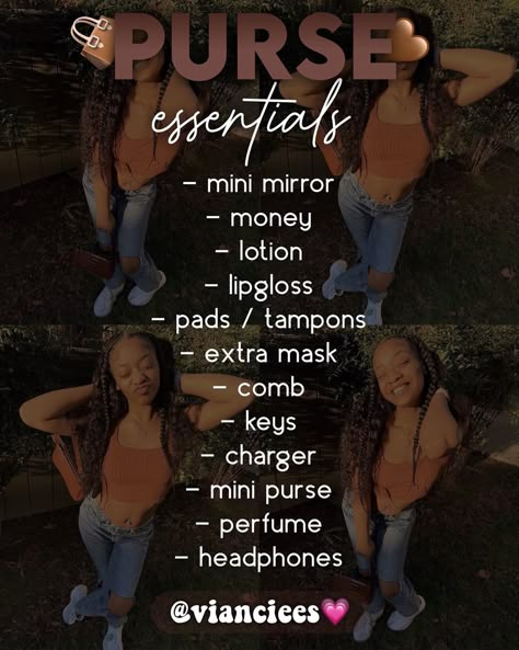 Baddie Necessities, Baddie Checklist, Baddie List, Baddie Advice, School Routine For Teens, Teen Advice, Social Life Hacks, High School Survival, School Bag Essentials