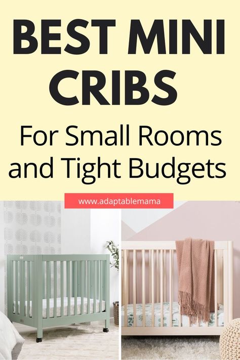 How useful are the best mini cribs for small spaces? Find out how long can you REALISTICALLY use one, what is highly recommended by other parents, and more right here. Cribs For Babies, Cribs For Small Spaces, Luxury Baby Crib, Nursery Cribs, Small Crib, Crib Organizers, Baby Walkers, Best Crib, Pack N Play