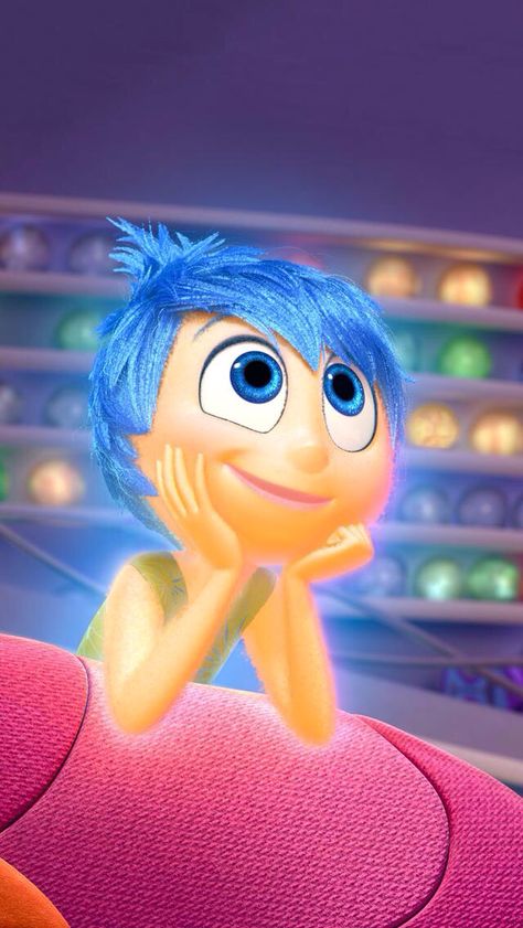 Joy from Inside Out Joy Inside Out Aesthetic, Joy From Inside Out, Inside Out Project, Luan Loud, Joy Inside Out, Disney Character Drawings, Princesas Disney Anime, Movie Inside Out, Inside Out Characters