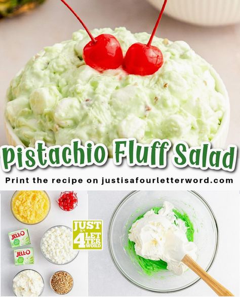 Dive into the world of retro desserts with our step-by-step guide to creating a scrumptious Watergate Salad. This delightful pistachio fruit treat combines creamy textures with a burst of fruity flavors, making it a perfect addition to any gathering. Whether you're a seasoned cook or a dessert newbie, this recipe is easy to follow and sure to impress. Get ready to wow your guests with a dish that's as nostalgic as it is delicious. Pistachio Fruit Salad, Pistachio Fluff Salad, Pistachio Pudding Salad, Pistachio Recipes Desserts, Pudding Salad, Pistachio Dessert Pudding, Pistachio Fluff, Dinner Ideas Thanksgiving, Fluff Salad Recipes