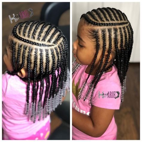 How To Braid Up The Back Of Your Head, Baby Girl Braided Hairstyles Black, Cute Kid Braid Styles, Toddler Hair Braiding Styles, Cornrow Styles For Girls Black Kids, Cornrows For Little Black Girls Hair, Braided Toddler Hairstyles Black, Hair Style For Little Black Girls Kids Braid Styles, Girls Cornrow Hairstyles For Kids