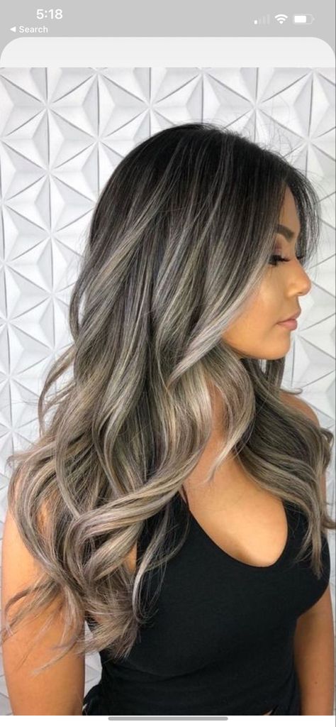 Hairstylist Instagram, Ash Blonde Hair Balayage, Rambut Brunette, Silver Blonde Hair, Ash Blonde Balayage, Blond Balayage, Brunette Hair With Highlights, Shadow Root, Balayage Hair Dark