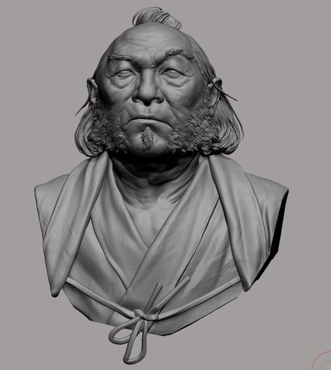 ArtStation - Old Master, Maria Panfilova Portrait Practice, A Concept, Old Master, Greek Statue, Statue, Sculpture, Hair