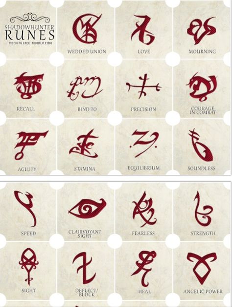 The Shadowhunter Chronicles- Anything Shadowhunter!  From Mortal instruments to Dark Artifaces and beyond! Runes Sigils, Ears Tattoo, Letras Cool, Immortal Instruments, Magical Symbols, Rune Tattoo, Cassandra Clare Books, 4 Tattoo, Geniale Tattoos